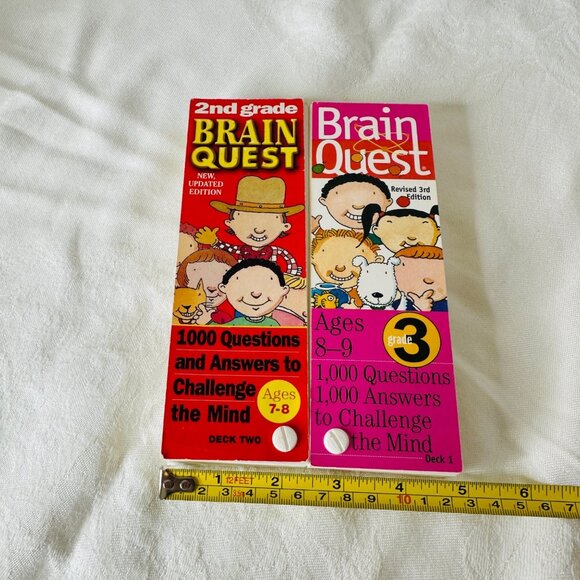 Brain Quest 2nd & 3rd Grade Deck Set of 2 Questions Educational Children Learn - Picture 9 of 9